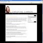Christine Carron, author: website design
